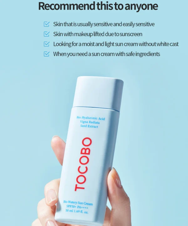 Bio Watery Sun Cream SPF50 PA++++ TOCOBO